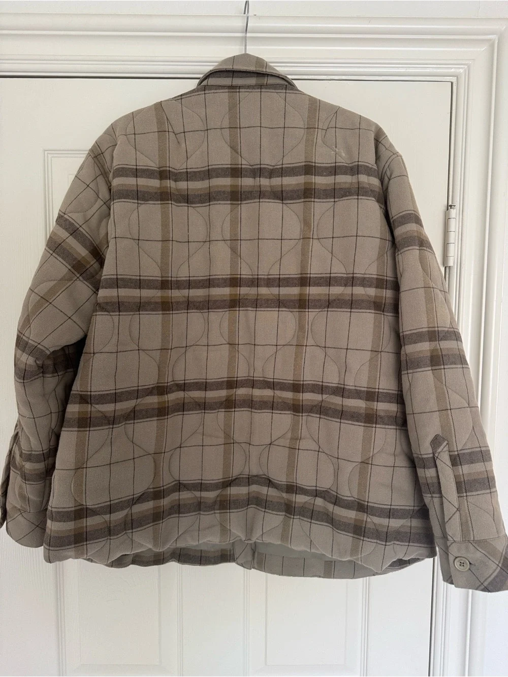 Anine Bing Quilted Plaid Shacket